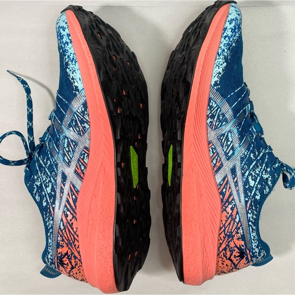 ASICS Womens Fuji Lite 2 Blue Running Shoes Deep Sea Teal Size 11.5 - Picture 6 of 9